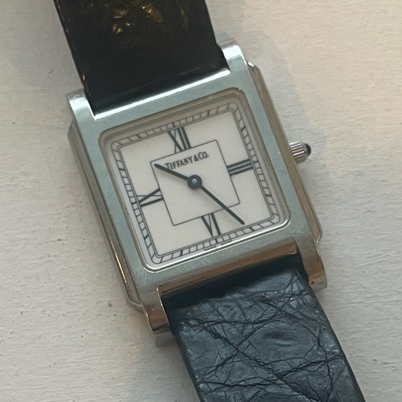 Tiffany & Co. Accessories - Tiffany Quartz watch with crocodile strap
